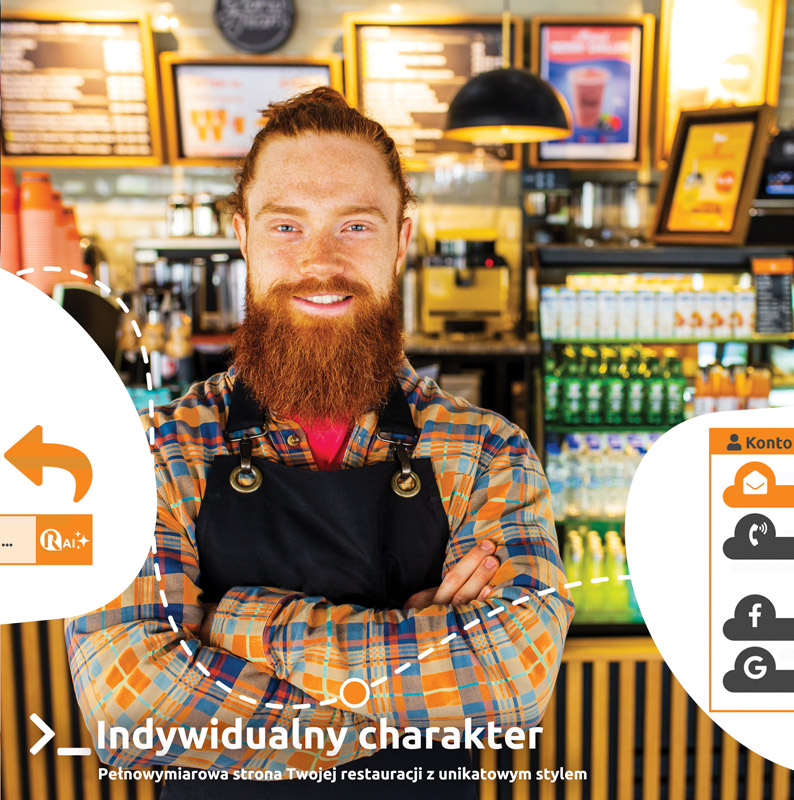 Strona dla restauracji z zamawianiem online